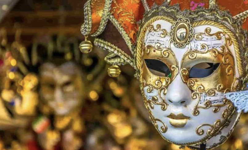Confezione da eleganti disegnati a mano maschere di carnevale | Vettore Confezione da eleganti disegnati a mano maschere di carnevale | Vettore