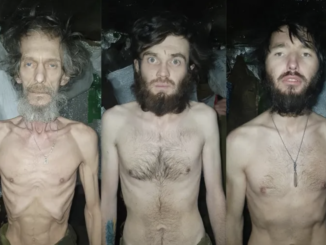 Ukraine has said food shortages must not become 'systemic' after a soldier's wife shared these images on social media, showing emaciated troops [Handout/@i.petrovna_]