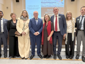 Partecipanti alla presentazione del libro “Painting with Stone – The Story of the Melocco Brothers”