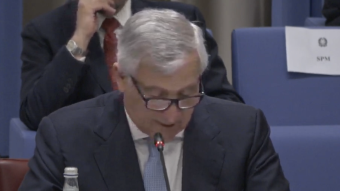 Ministro Tajani all’Assemblea Plenaria del CGIE