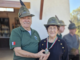 Il Presidente degli Alpini d'Australia e Rusita Andriolo