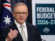 Primo Ministro Australiano Anthony Albanese