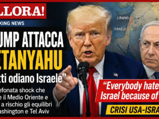 Trump contro Netanyahu