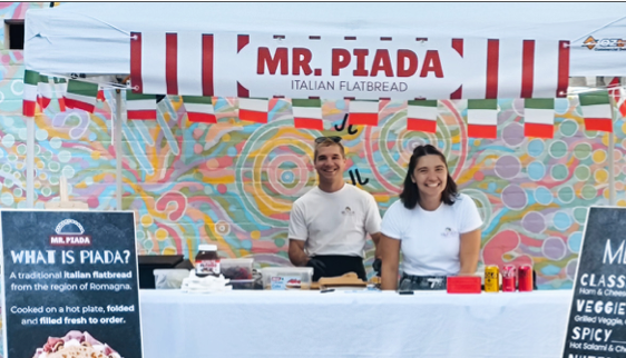 Farancesco e Martina proprietari di MR.Piada