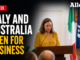 S.E. Sig.ra Julianne Cowley. Julianne Cowley è l'Ambasciatore d'Australia per l'Italia