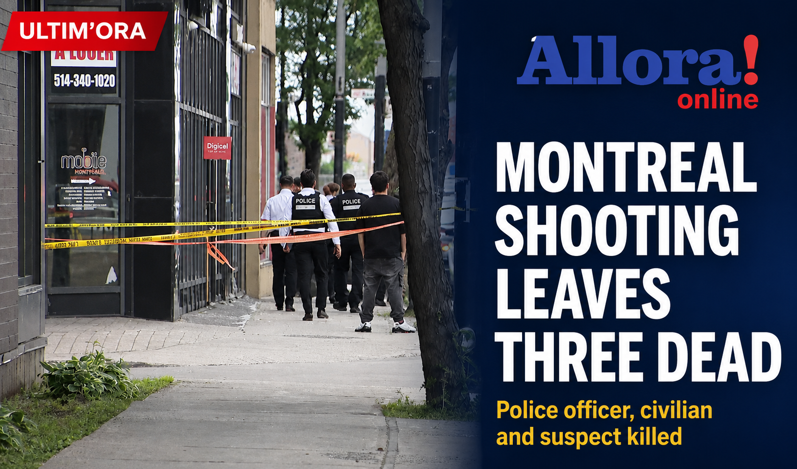 Montreal shooting leaves three dead: police officer, civilian and ...