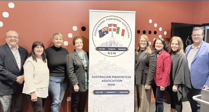 Foundation APA NSW Committee Members L-R: John Gullotta AM, Rosa Reggio Paragalli, Yalta Dabbene, Ilvana Rovera Giribaldi, Mara Giribaldi Gullotta, Anna Bucci, Vanessa Lahoud and Danilo Giribaldi.