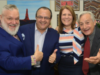Fabio Grossi, John Gullotta AM, Mara Gullotta e Leo Gullotta