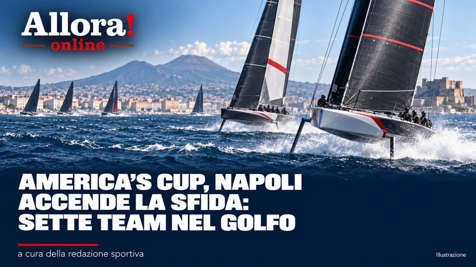 Photo: alloranews.com America's Cup: Seven Flying Teams Compete in the Gulf