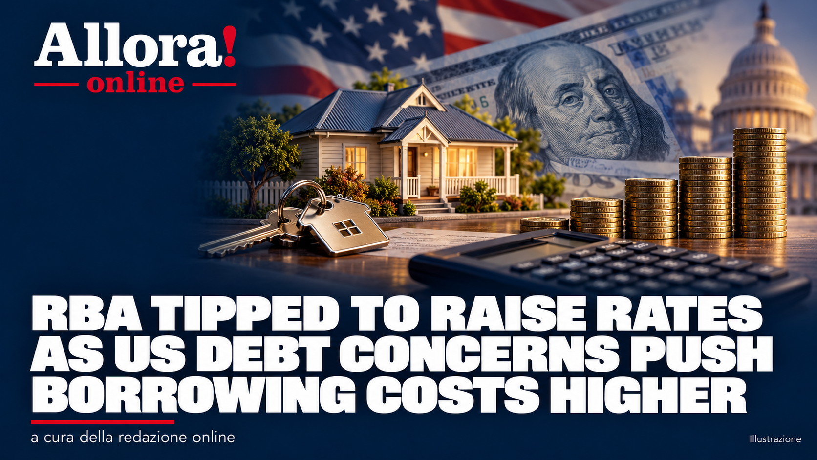 RBA tipped to raise rates as US debt concerns push borrowing costs ...
