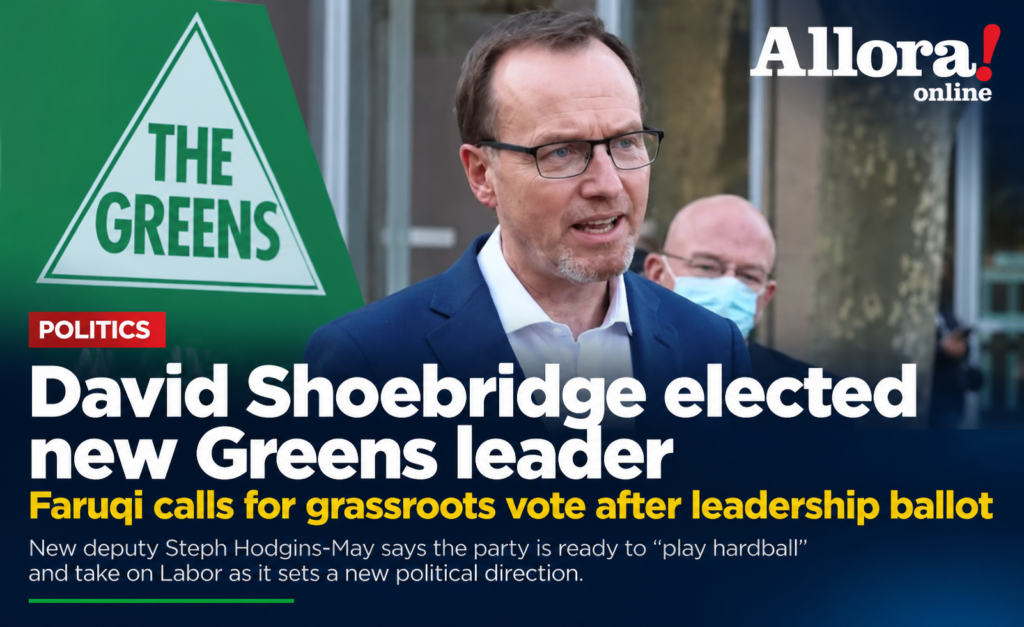 David Shoebridge Elected New Australian Greens Leader