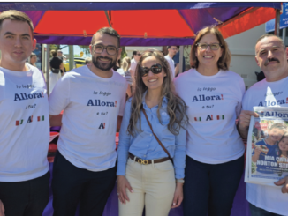 La CEO del COASIT Anita Bonanno allo stand di Allora!