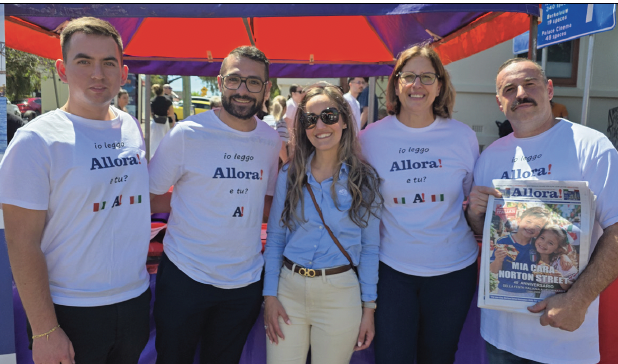 La CEO del COASIT Anita Bonanno allo stand di Allora!